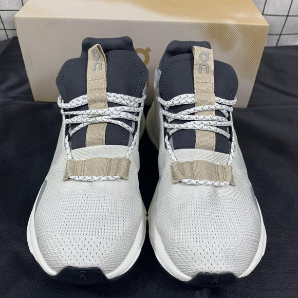 ON Running Cloud Cloudnova Women's White Sand Running Sneaker - Picture 2 of 5